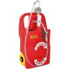 VEVOR Fuel Caddy, 25 Gallon, Portable Fuel Storage Tank On-Wheels, with Manuel Transfer Pump, Gasoline Diesel Fuel Container for Cars, Lawn Mowers