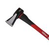 Hyper Tough 4.5lb Wood Log Splitter Axe with Red & Black Double Injection Fiberglass 34" Handle